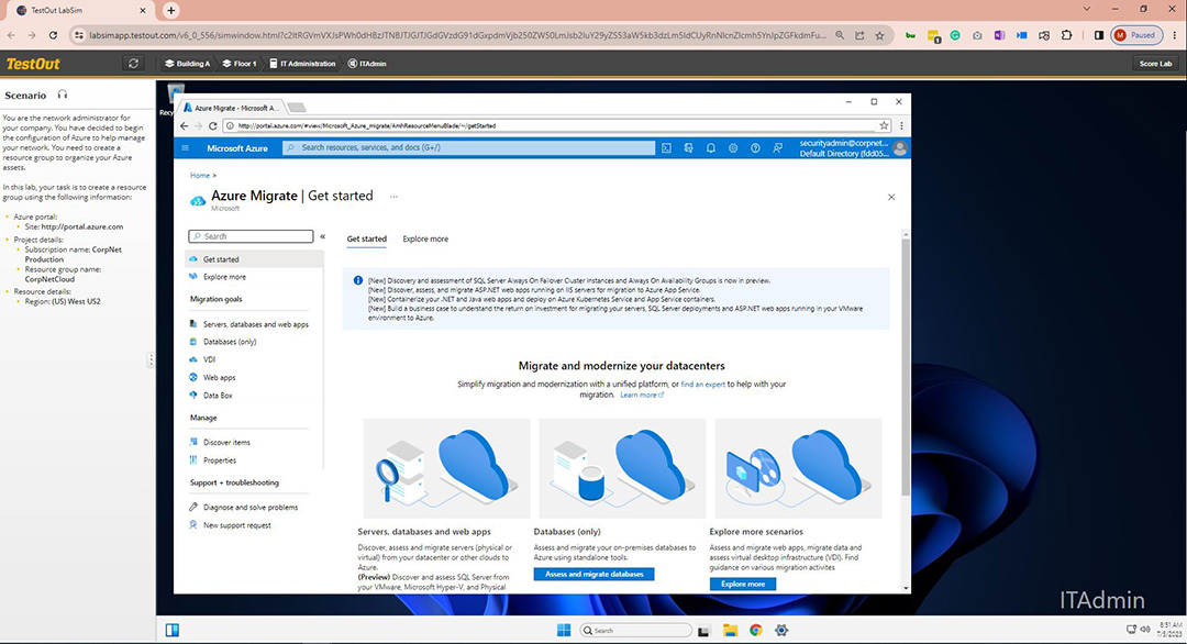 TestOut Course Announcement Hybrid Server Pro Advanced